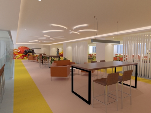 長榮企業大樓員工餐廳  |商空系列